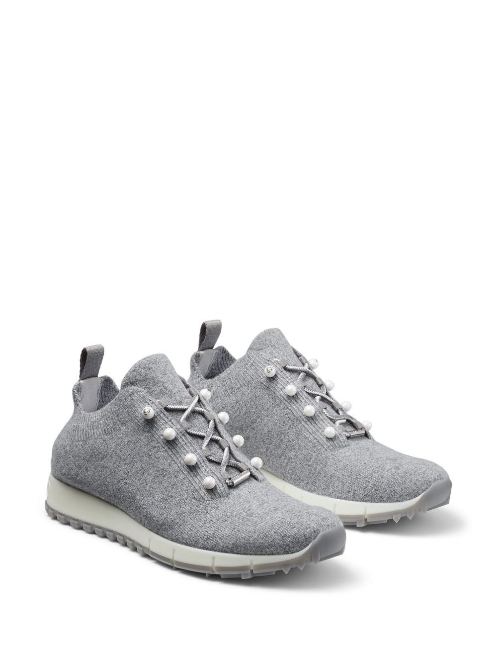 Veles pearl embellished sneakers - 2