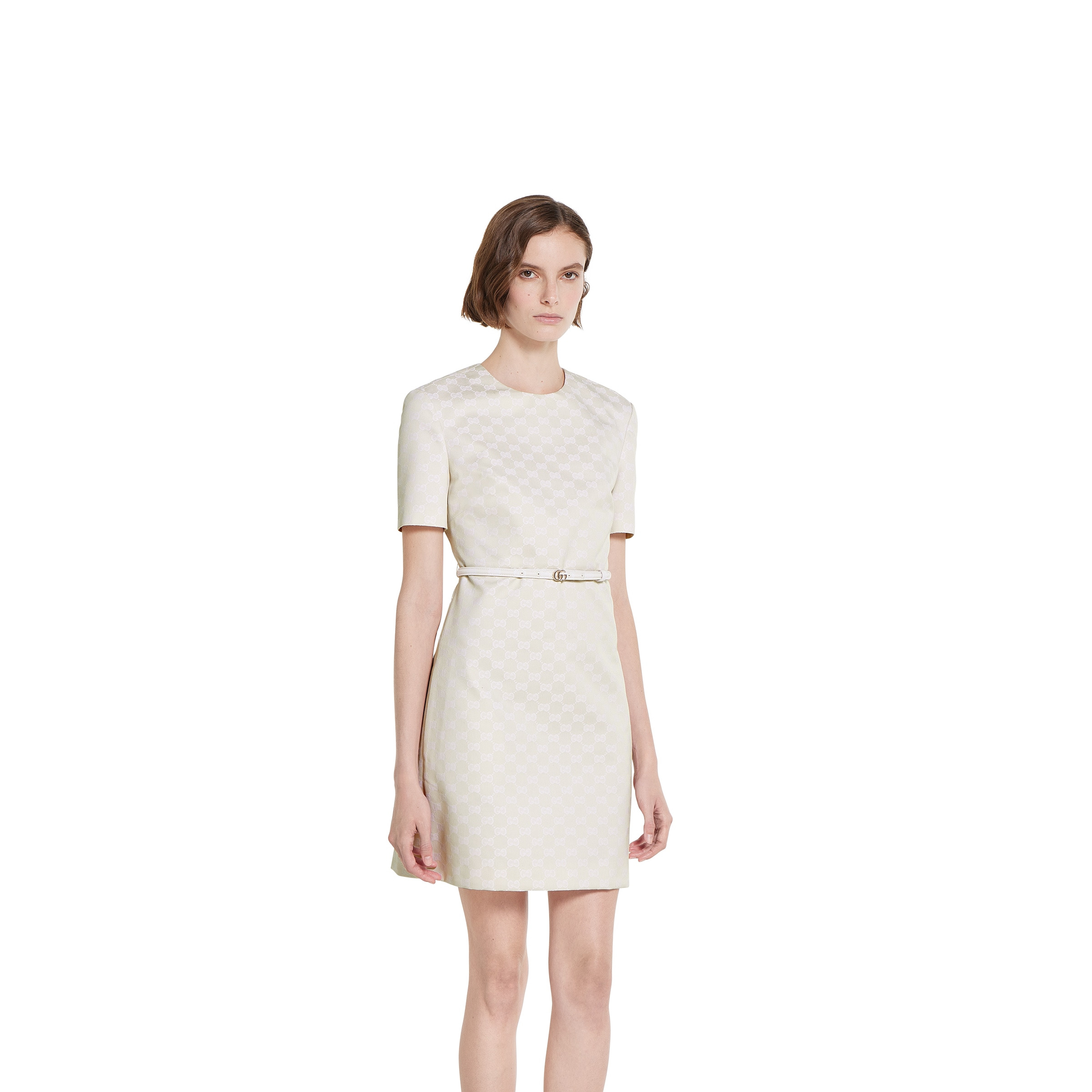 GG cotton gabardine dress - 3