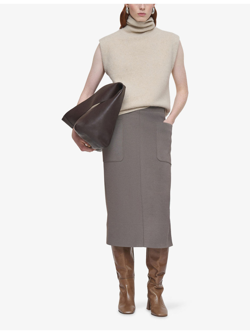 JOSEPH Milano Knit Stretch Midi Skirt outlook