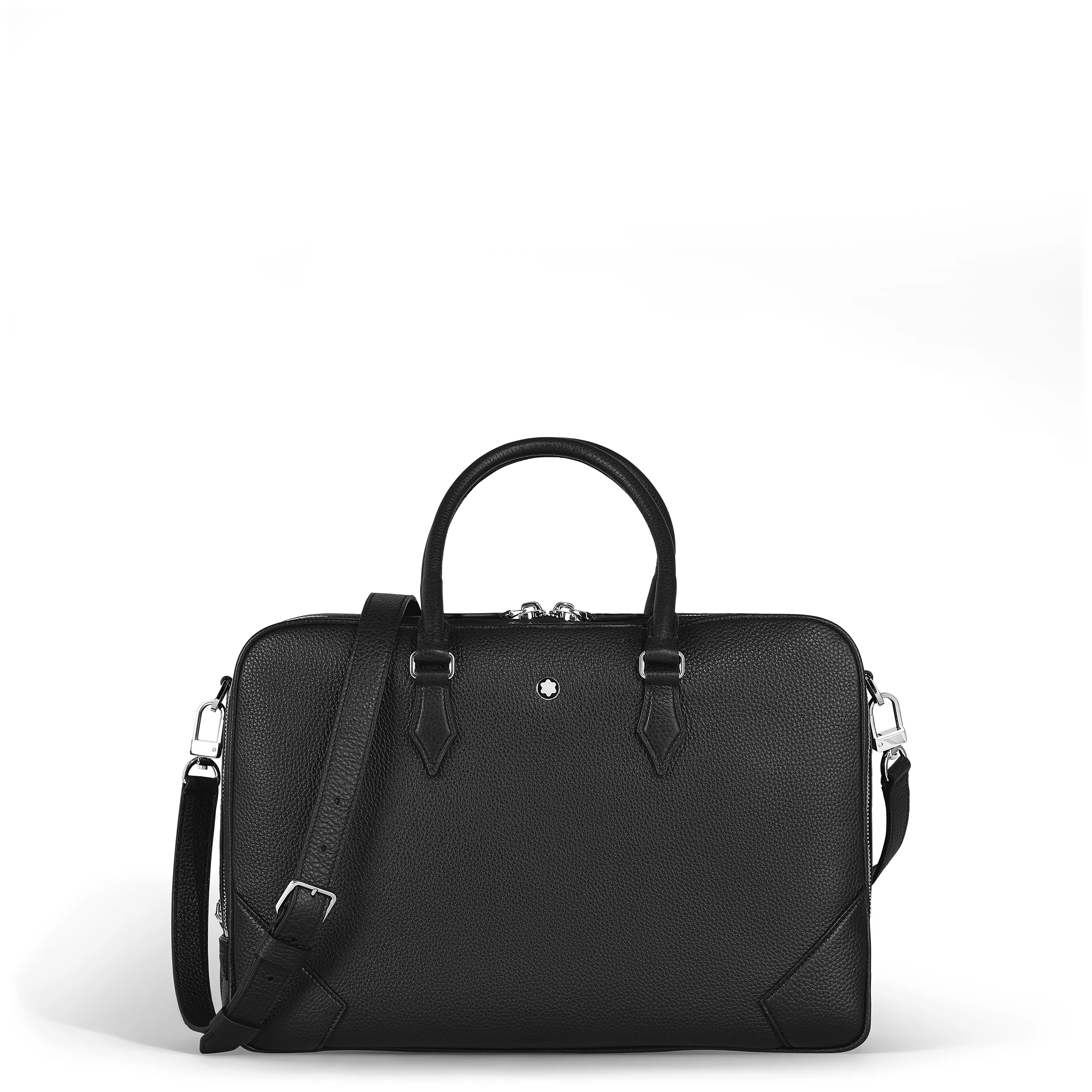 LARGE BRIEFCASE IN GRAIN LEATHER - 1
