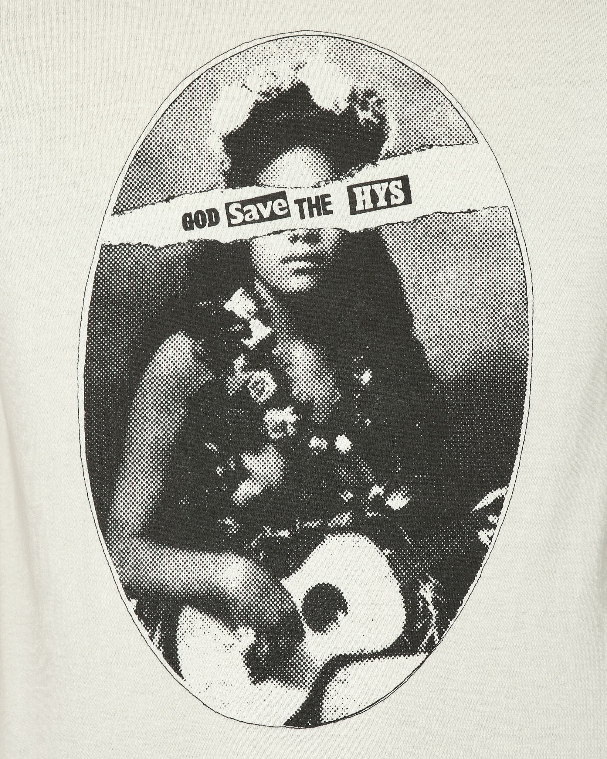 God Save The Hysteric T-Shirt Dirty White - 5