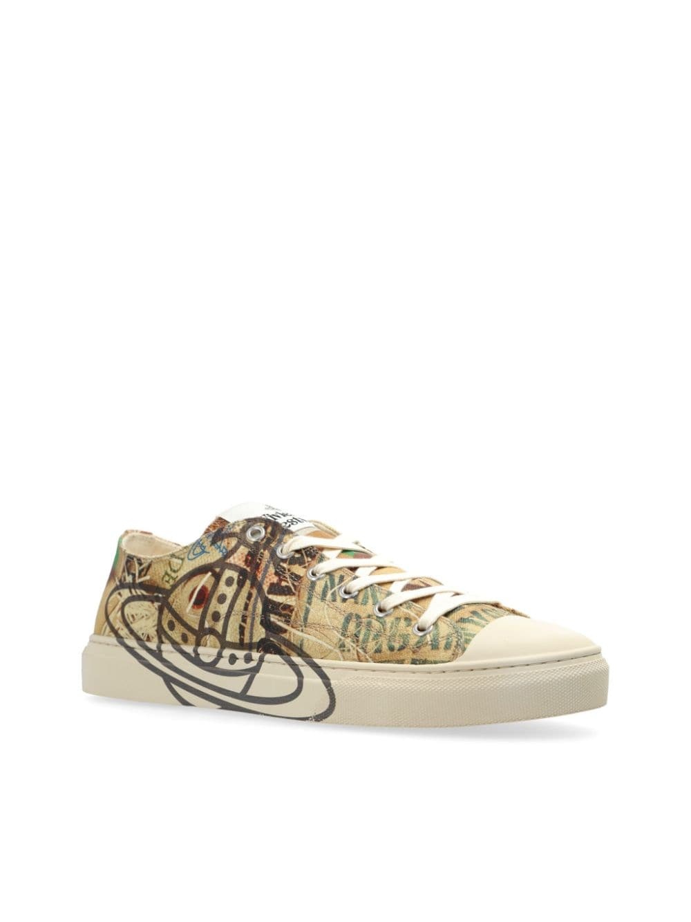 Orb-print sneakers - 4