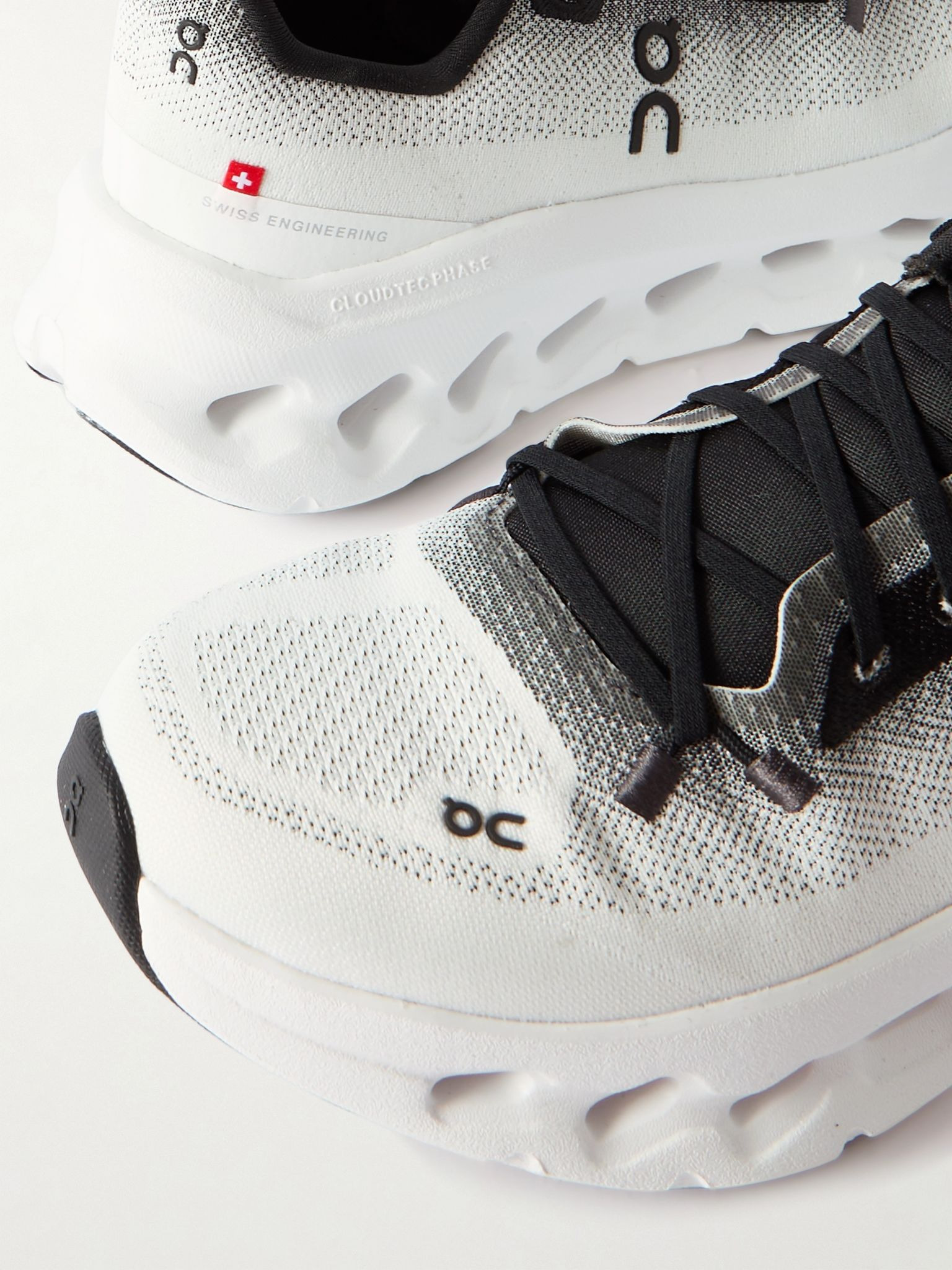 Cloudtilt stretch recycled-knit sneakers White - 4