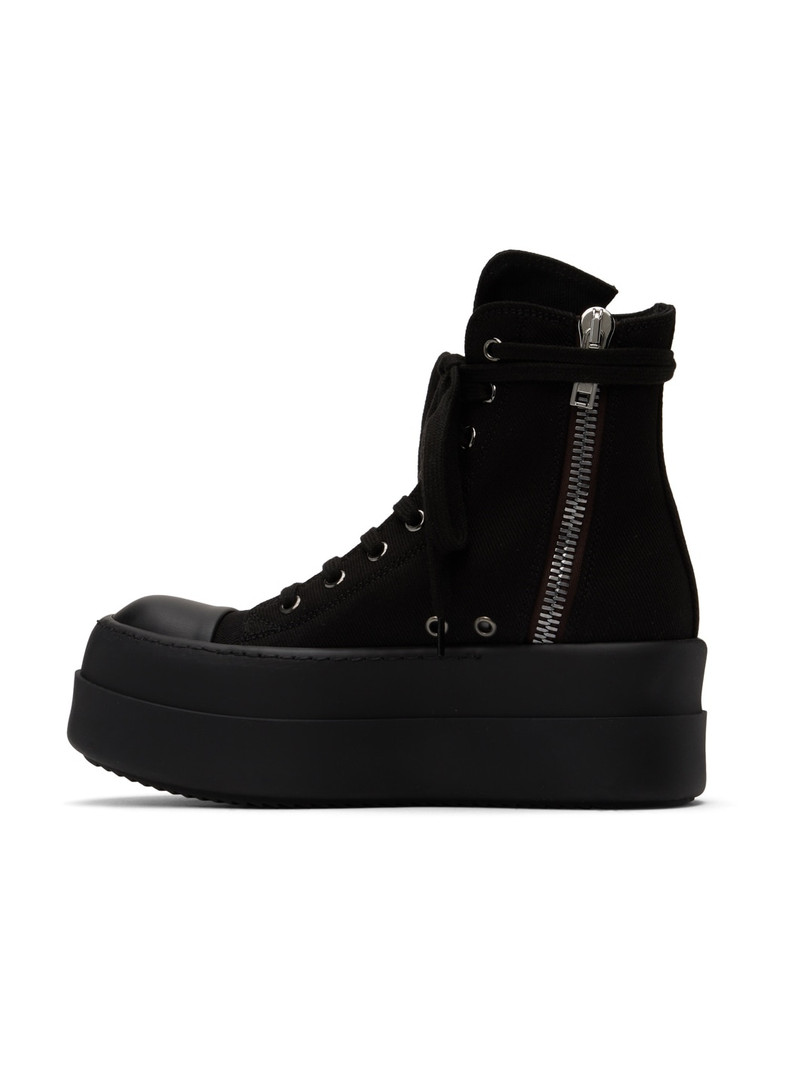 Rick Owens DRKSHDW Black Mega Bumper Sneakers outlook