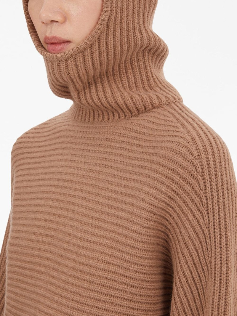 colour-block ribbed jumper 5