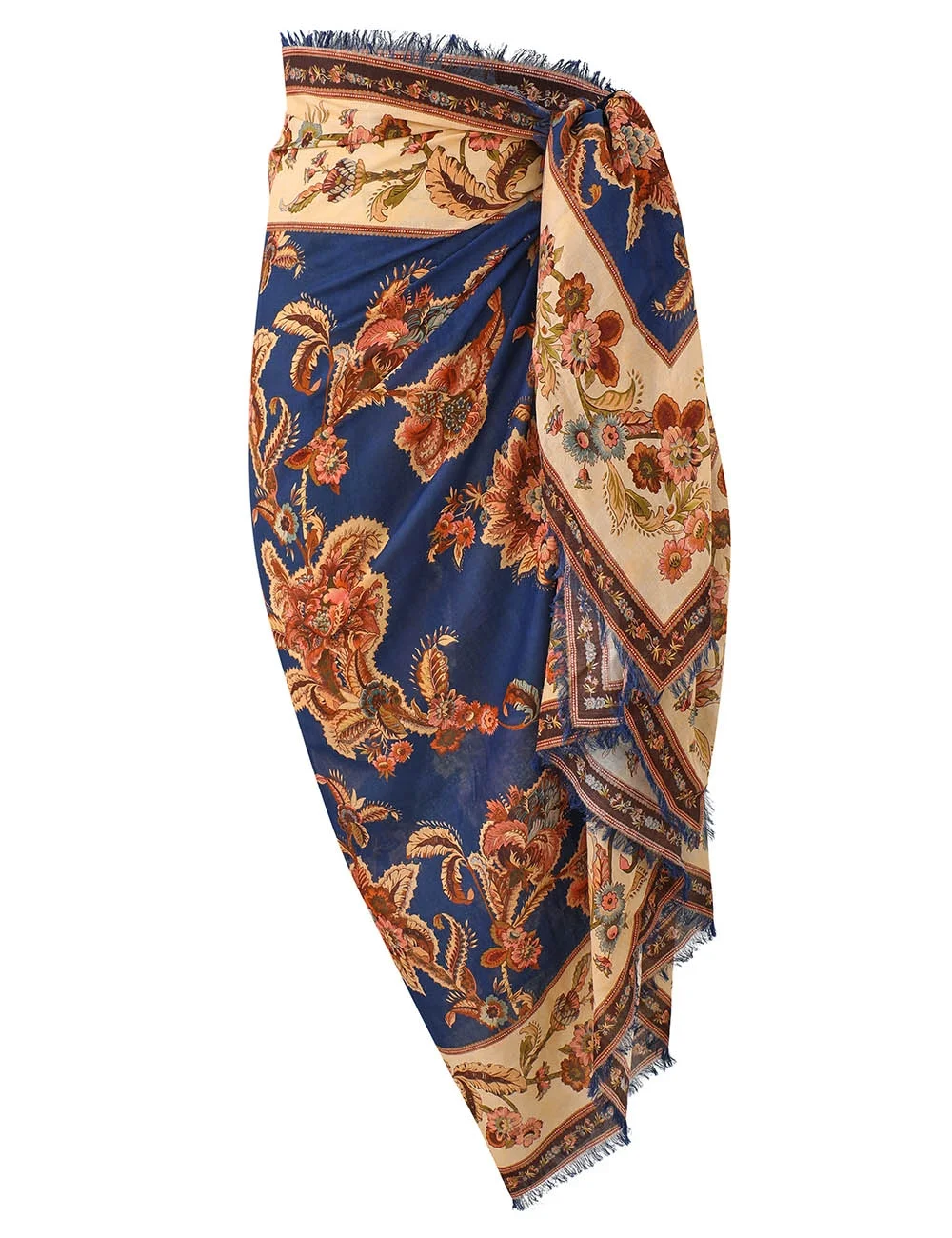 PRINTED COTTON PAREO - 1