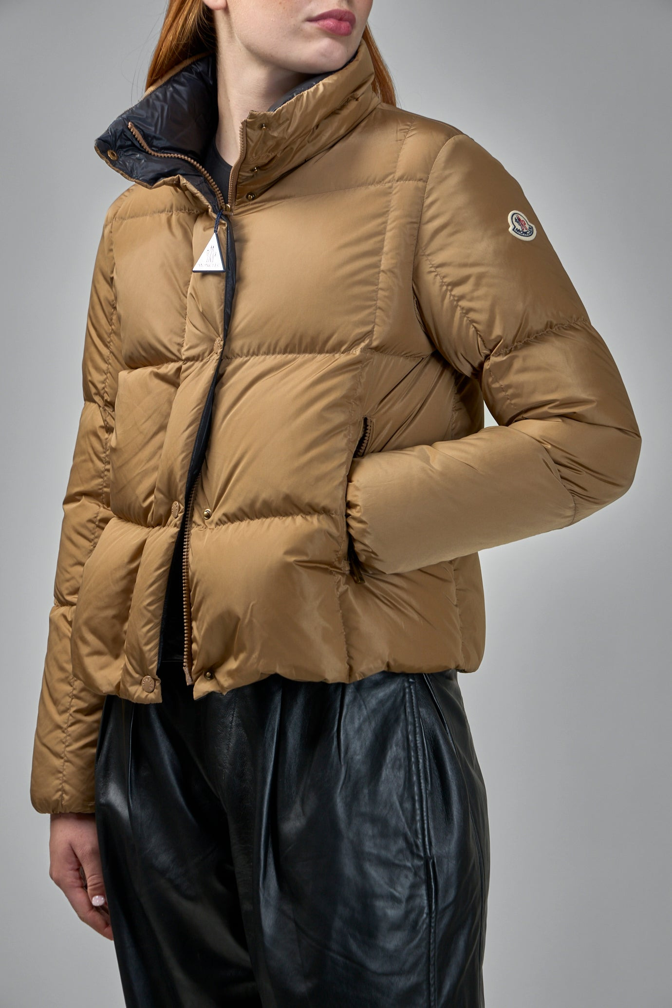 Castelnou Square-Quilted Hooded Short Down Jacket - 4