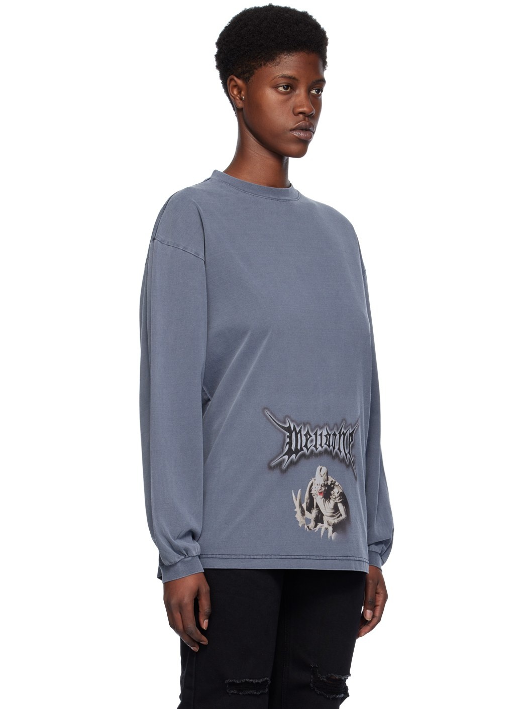 Blue Long Sleeve T-Shirt - 2