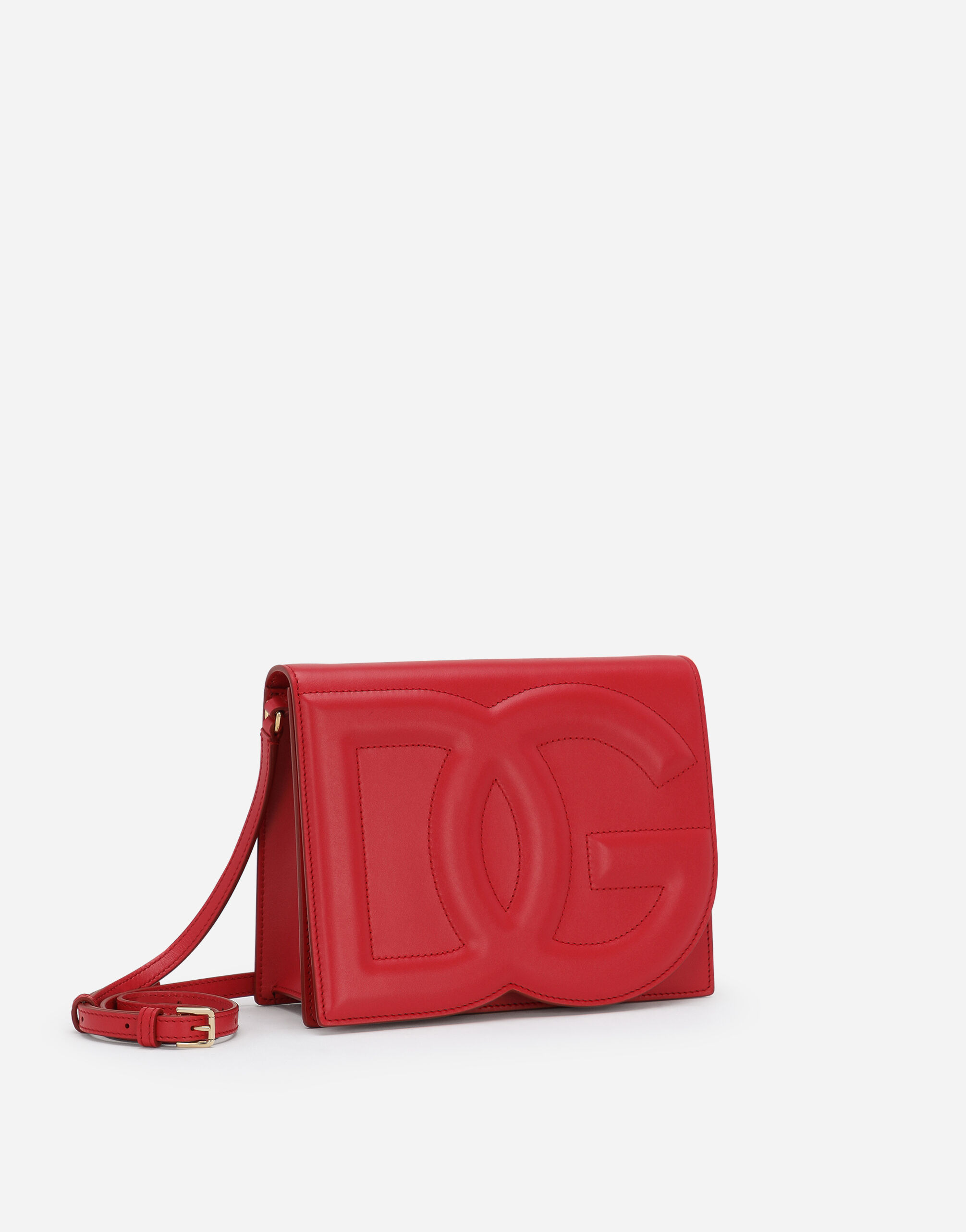 Calfskin DG Logo crossbody bag - 3