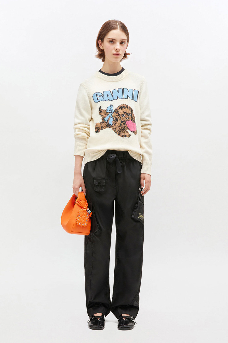 IVORY PUPPY WOOL SWEATER 3