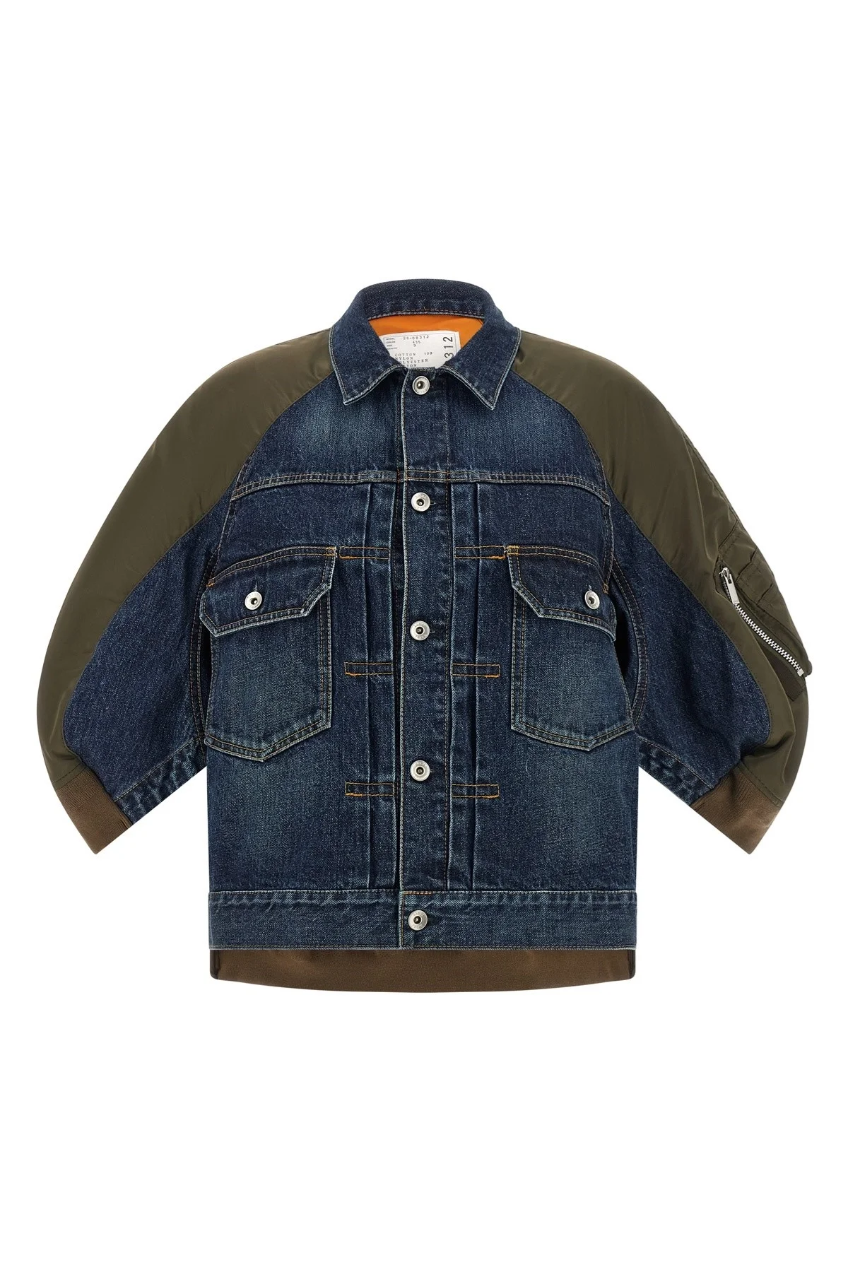 Hybrid bomber jacket - 1