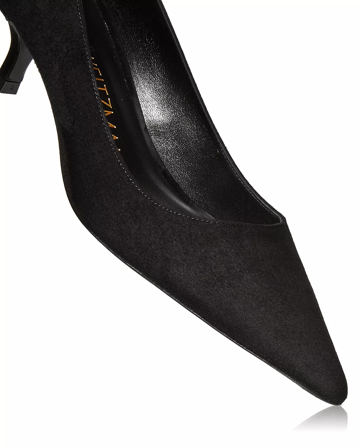 Stuart Pointed Toe Kitten Heel Pumps - 5