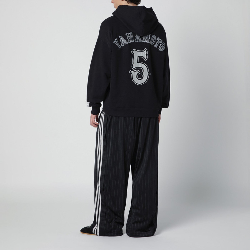 adidas Black Elite 5 GFX hooded sweatshirt outlook
