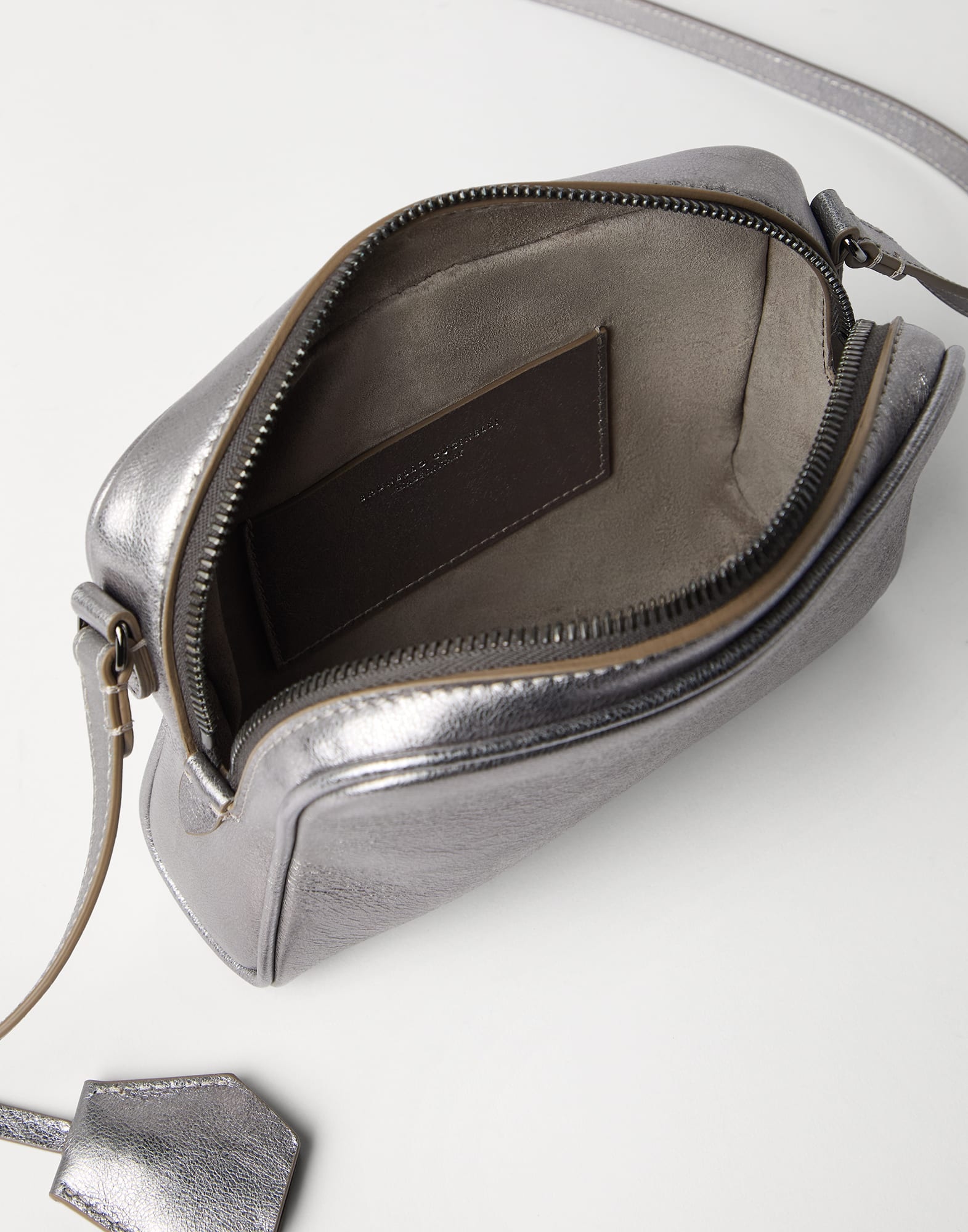 Lamé calfskin Boston clutch bag - 5