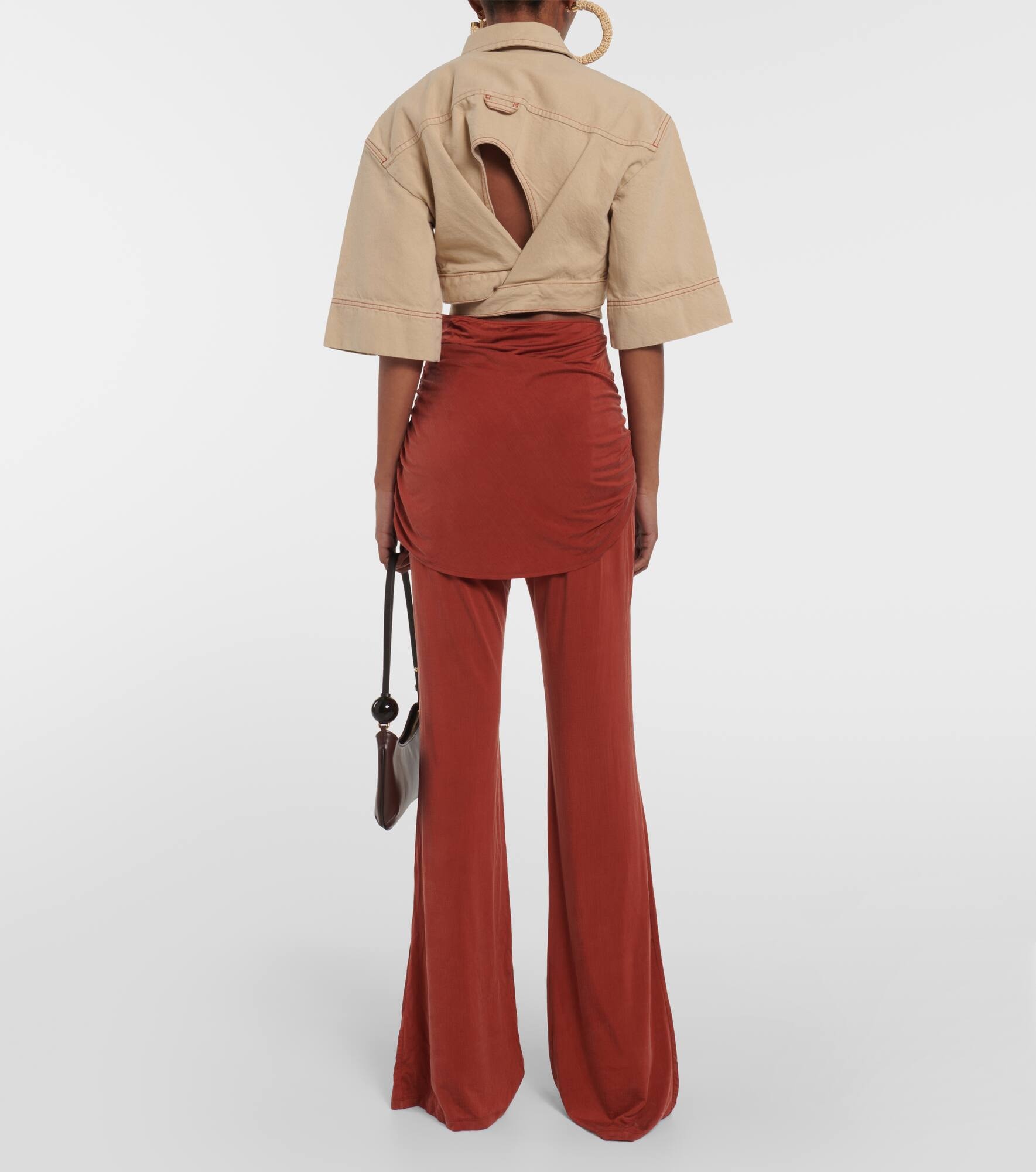 Le Pantalon Espelho flared pants - 3