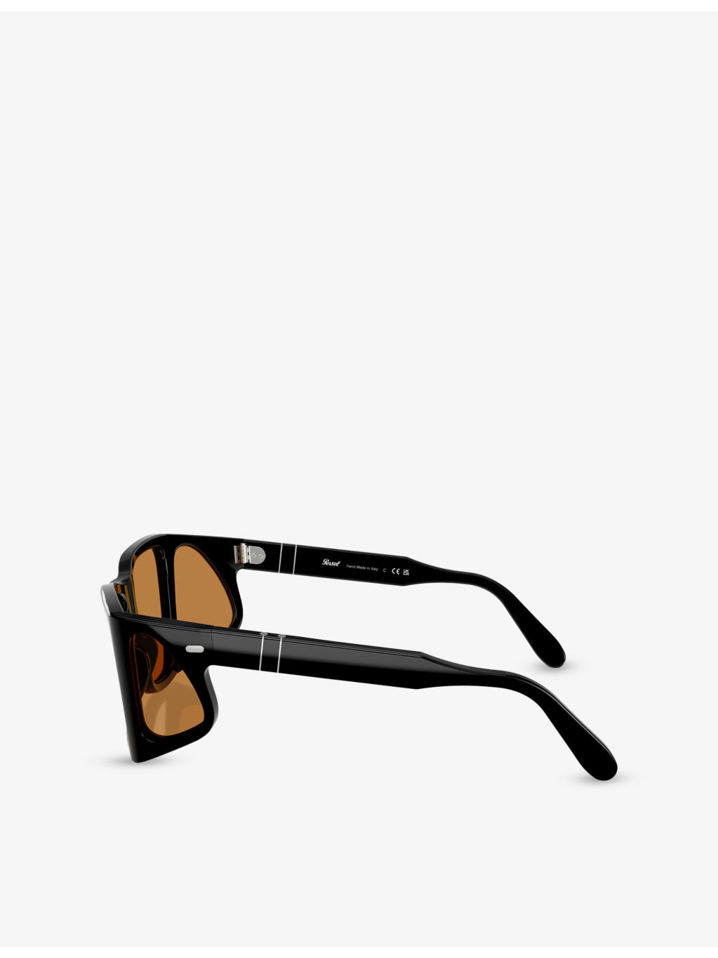 PO0009 Rectangle-Frame Tortoiseshell Acetate Sunglasses - 3