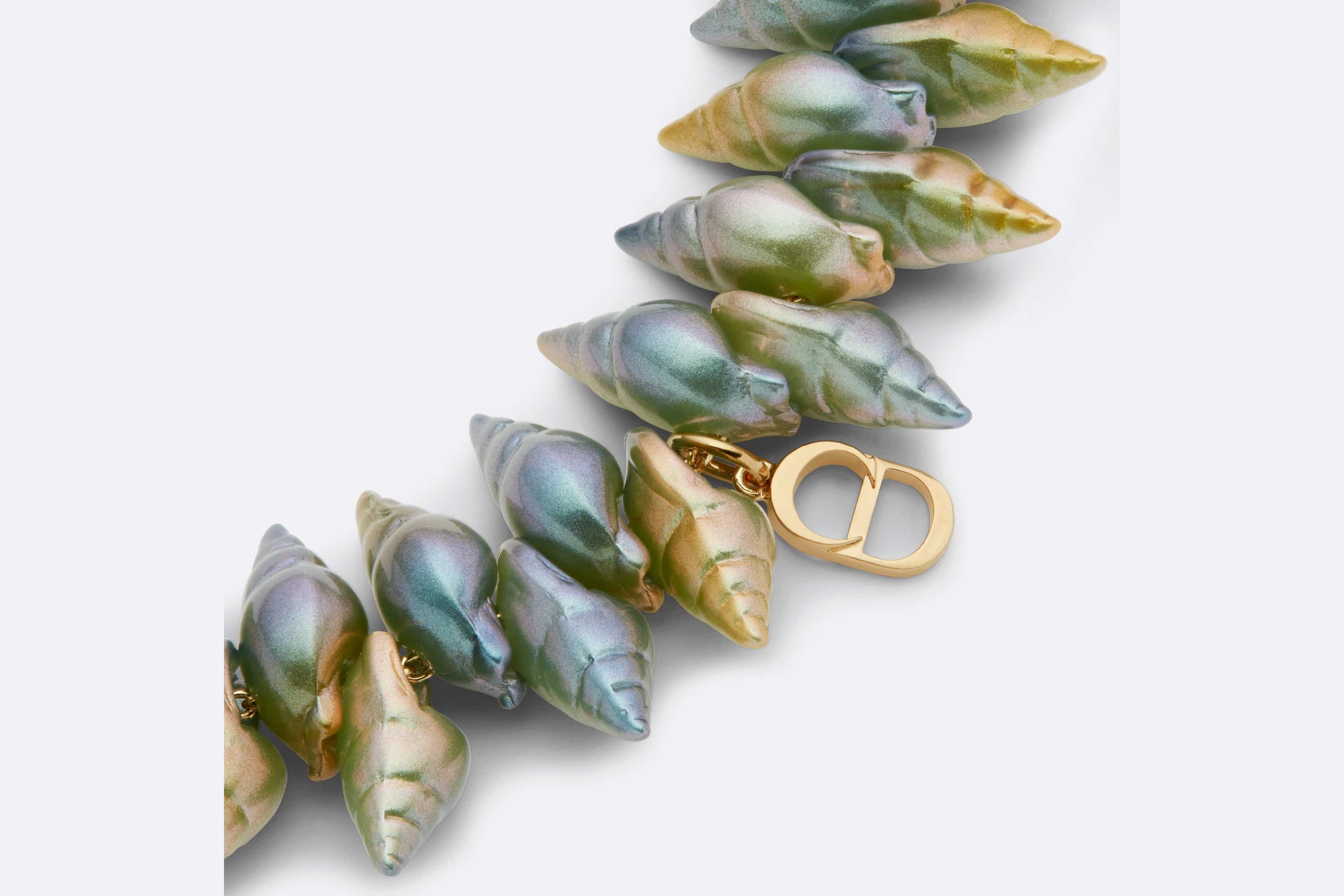 Iridescent Shell Necklace - 3