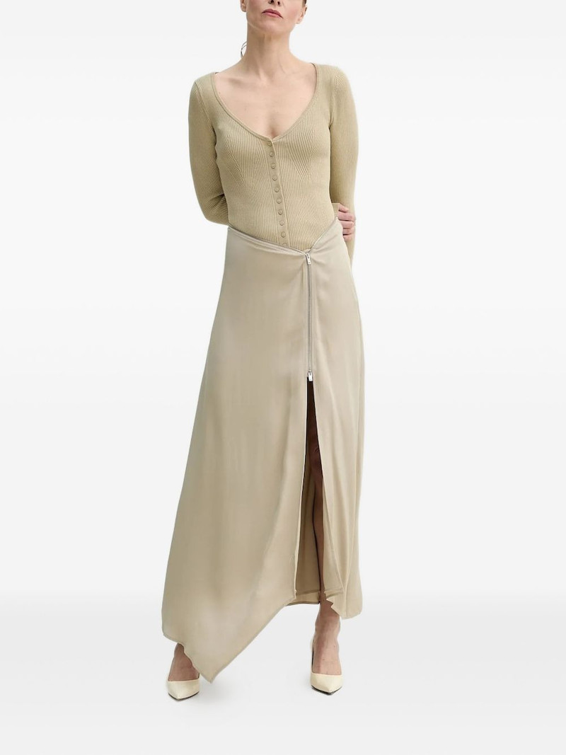 HERSKIND ribbed-knit button cardigan outlook