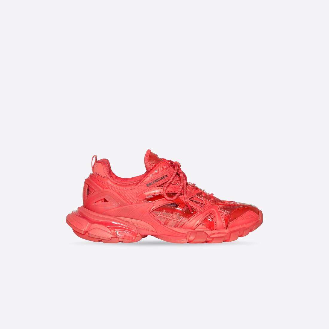 Men's Track.2 Sneaker Clear Sole in Red - 1