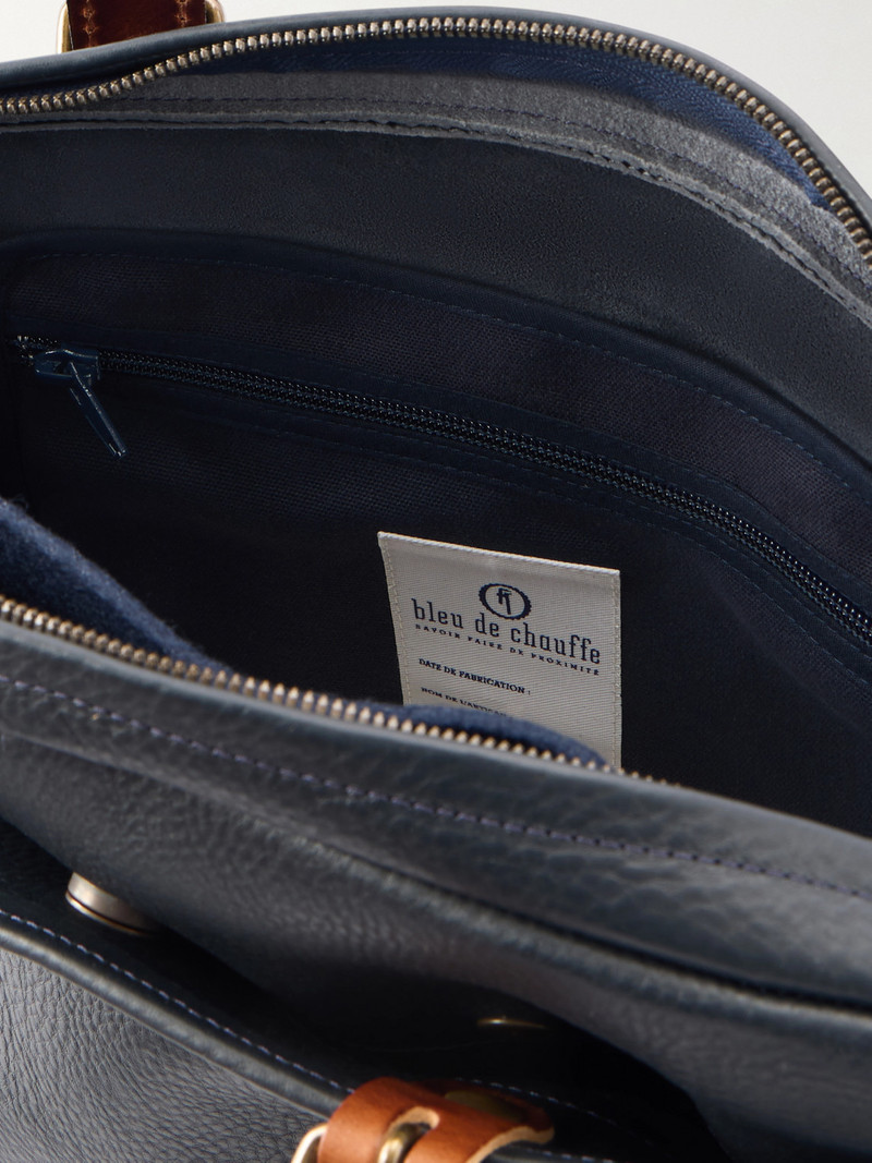 Folder Full-Grained Leather Briefcase 6