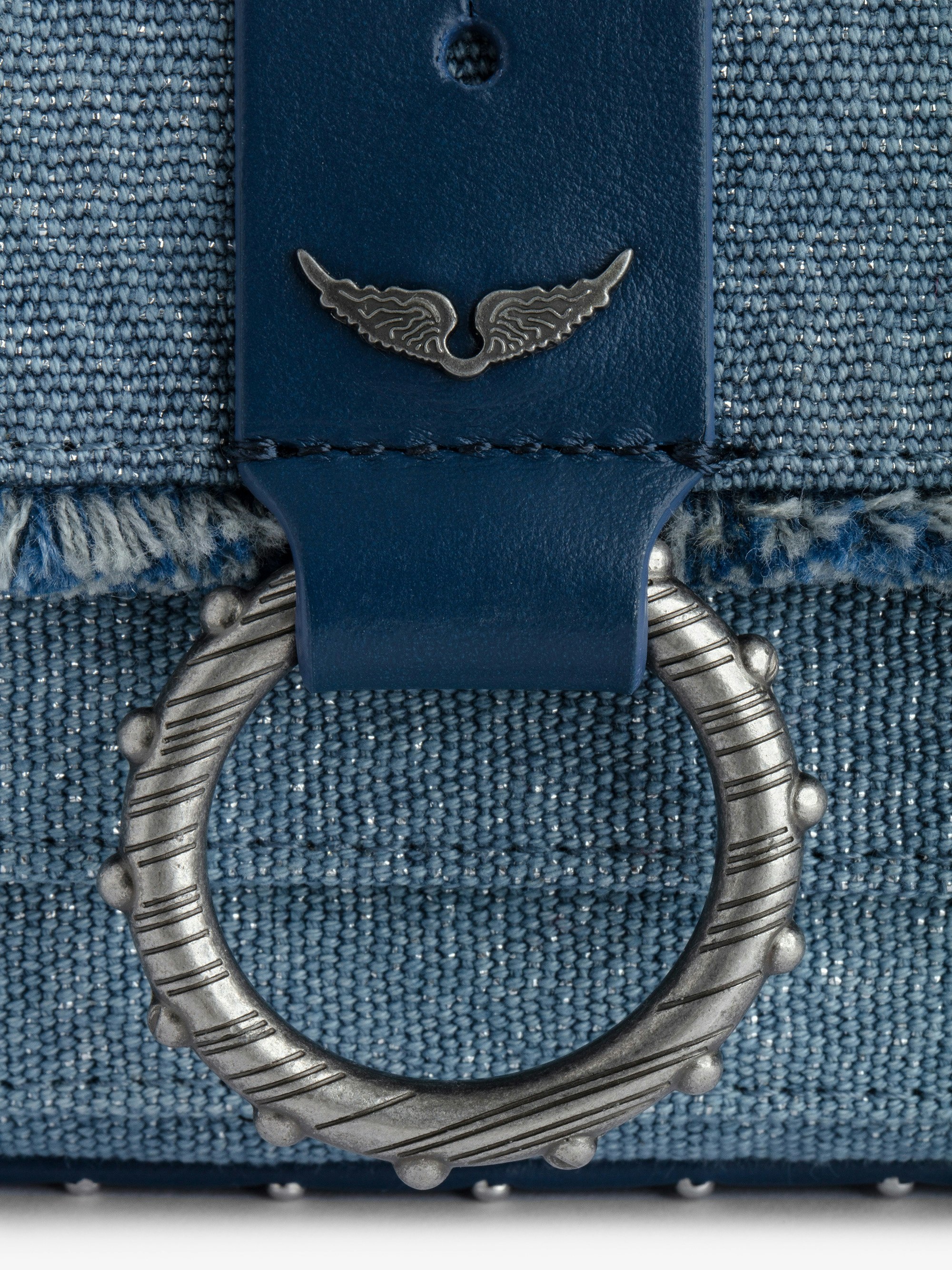 Kate Wallet Denim Glitter Bag - 3