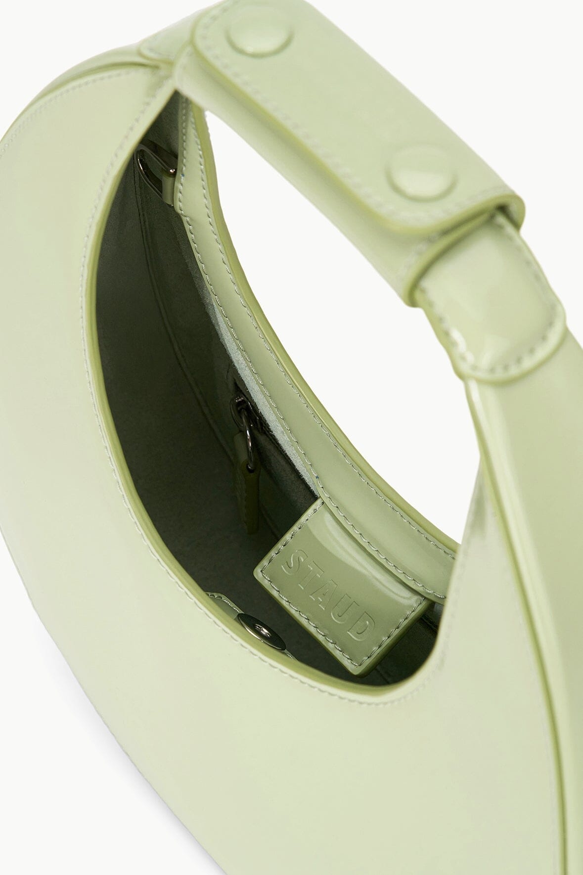 STAUD MINI MOON BAG PALE JADE - 5