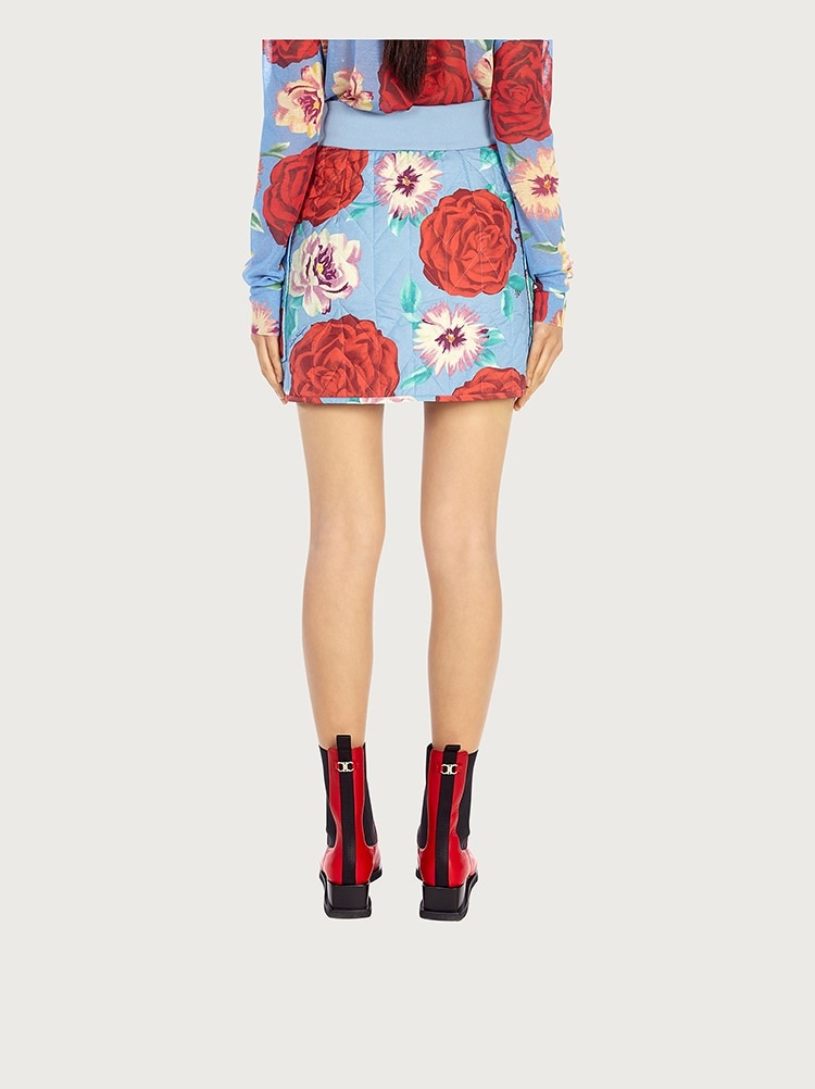 QUILTED SHORT SKIRT - 4