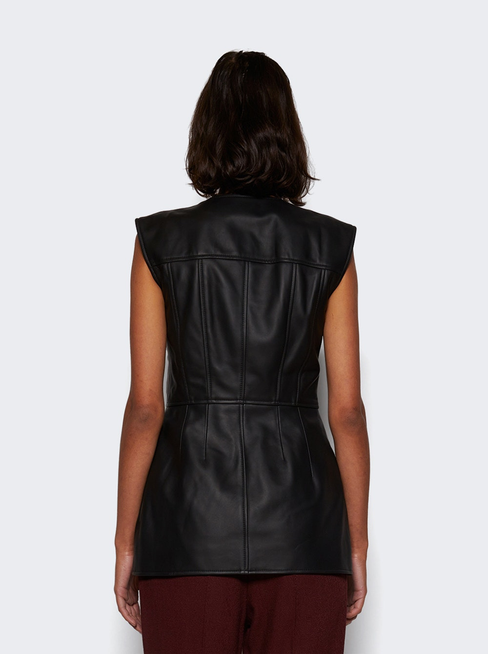 Gia Leather Top Black - 5