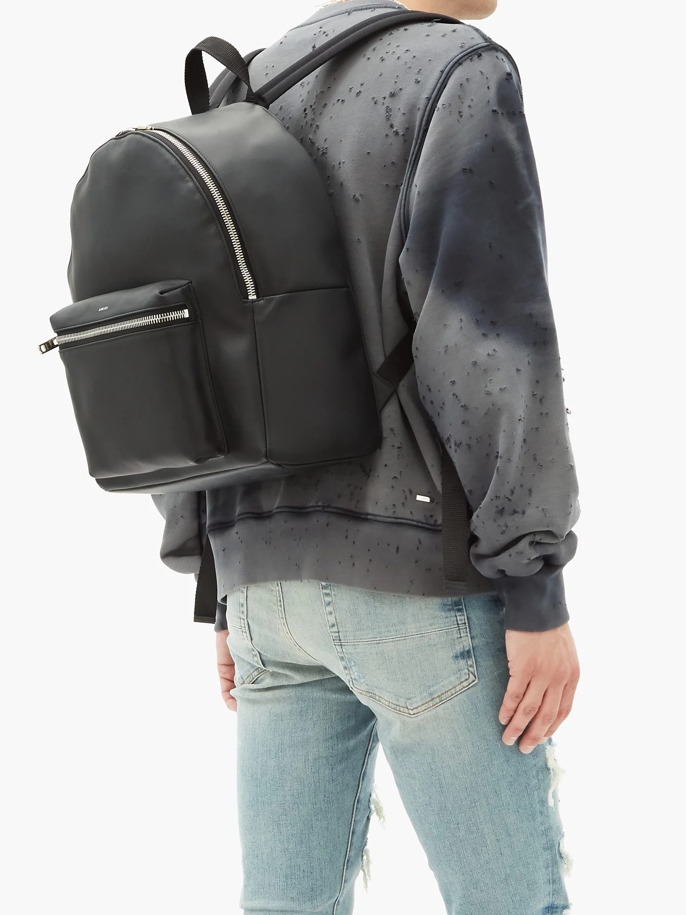 Leather backpack - 2