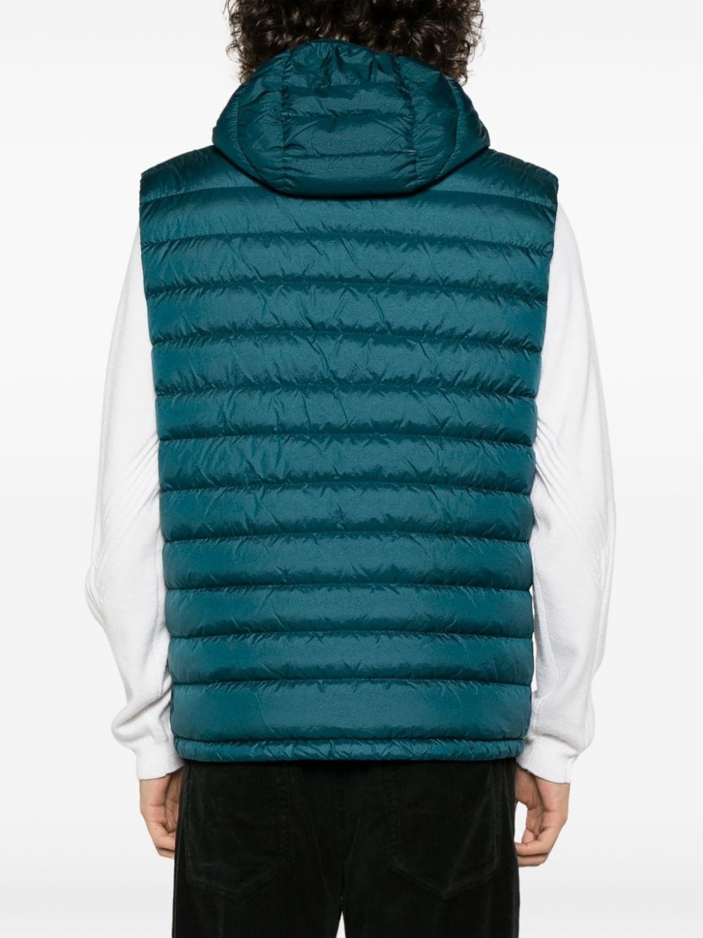 Save The Sea detachable-hood padded gilet - 4