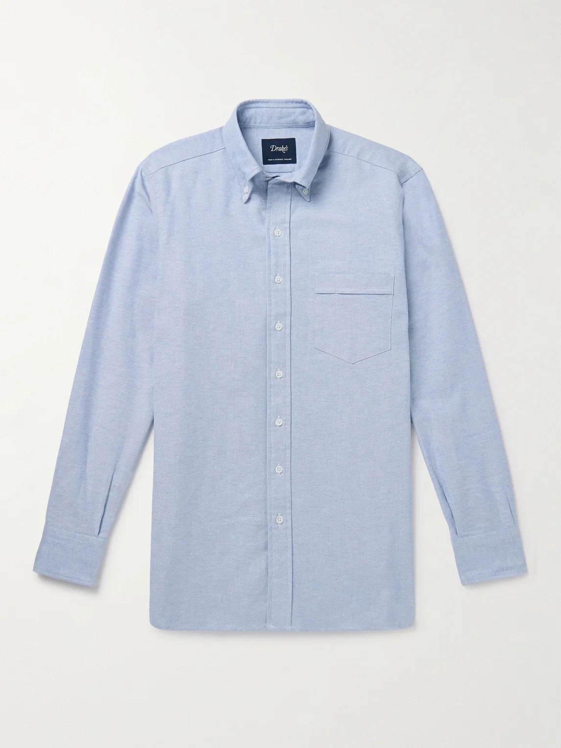 Slim-Fit Button-Down Collar Cotton Oxford Shirt - 1