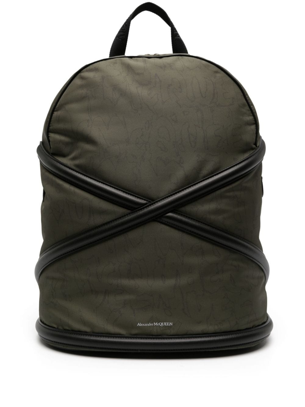 crossover-straps logo-print backpack - 1