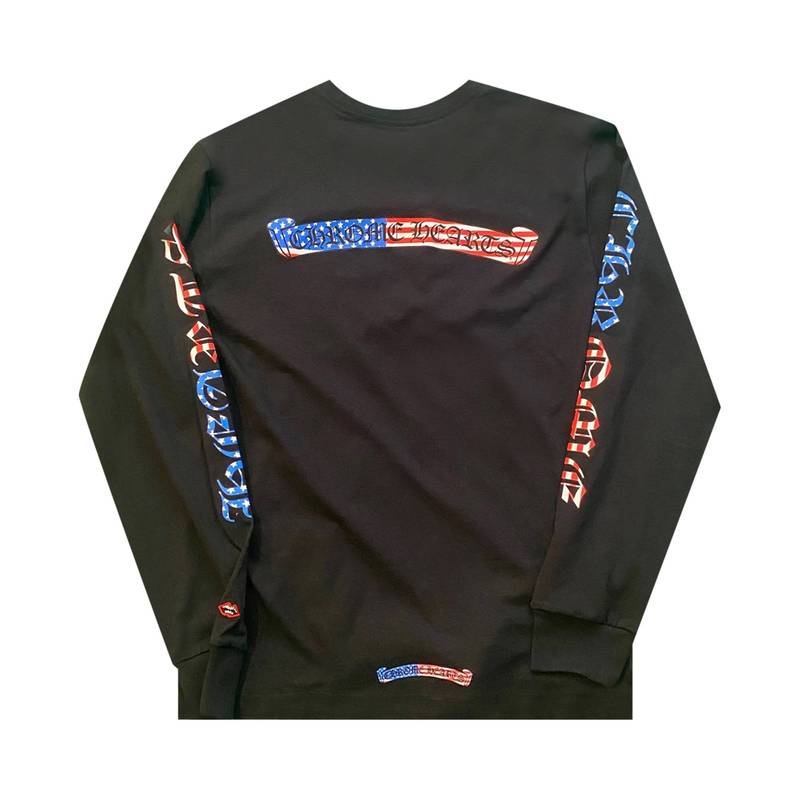 Chrome Hearts Chrome Hearts x Matty Boy 4th Of July Long-Sleeve 'Black' outlook