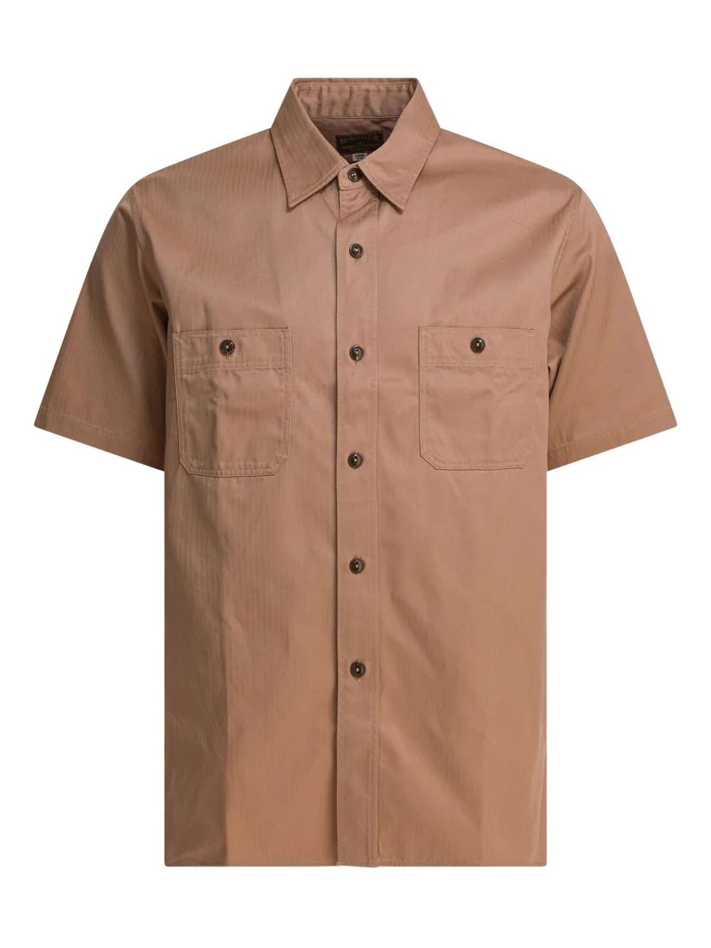 buttoned-pocket cotton shirt - 1