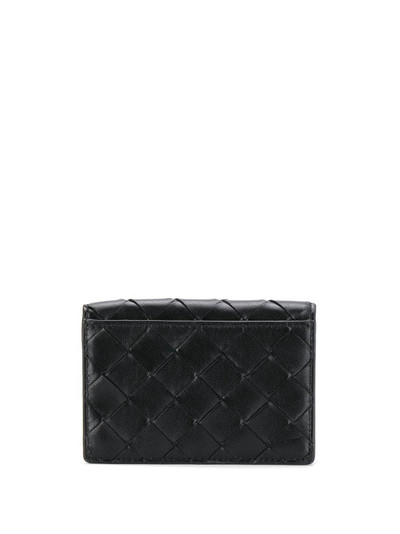 Bottega Veneta small intrecciato weave wallet outlook