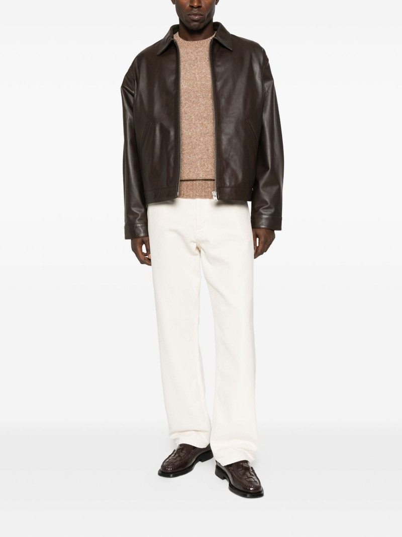 Brunello Cucinelli speckled crew-neck sweater outlook