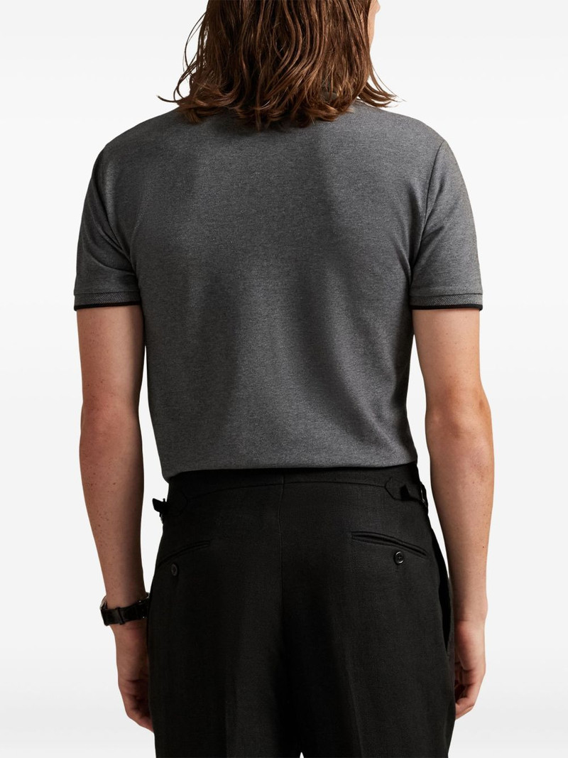 embroidered-logo polo shirt 4