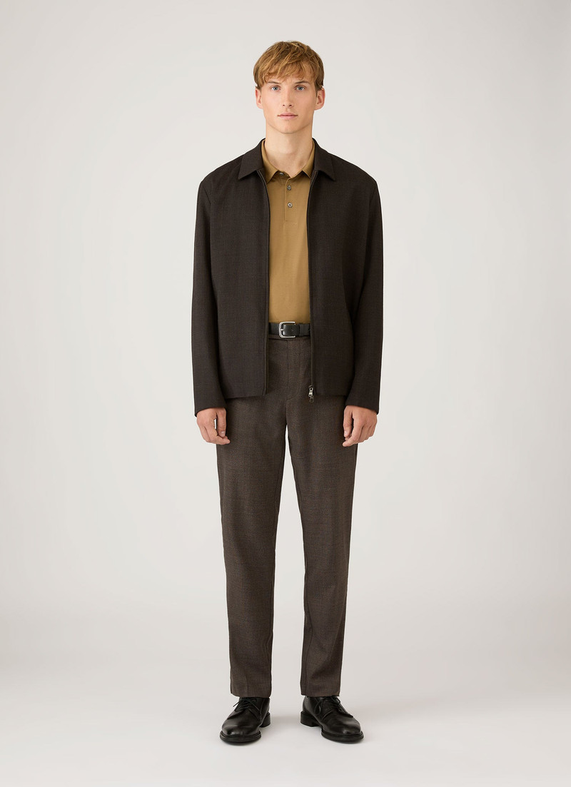 Sunspel Long Sleeve Classic Jersey Polo Shirt outlook