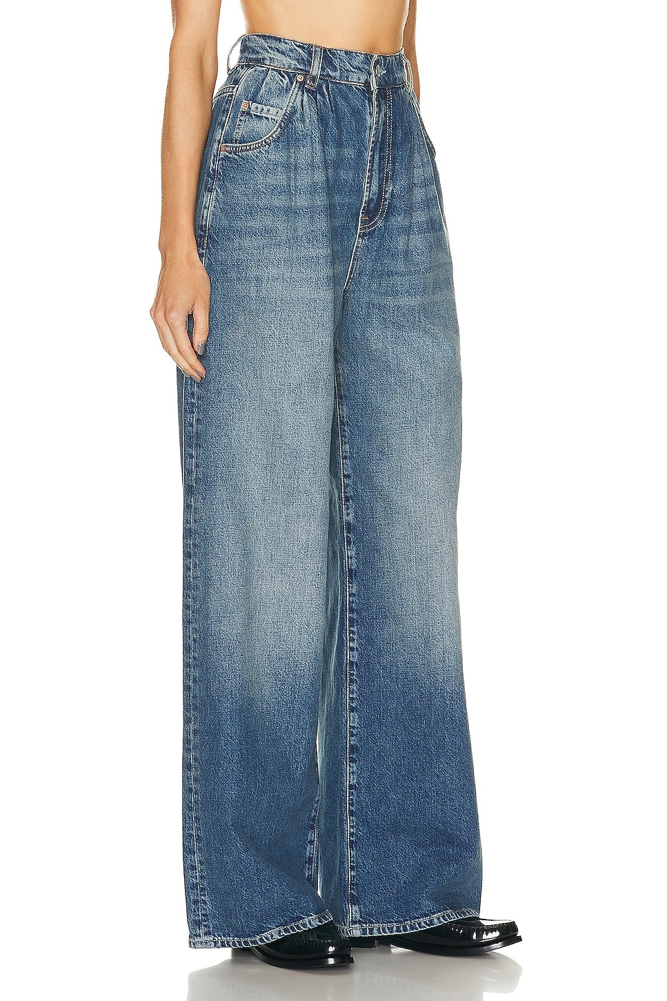 Chloe Super High Rise Pleated Wide Leg - 2