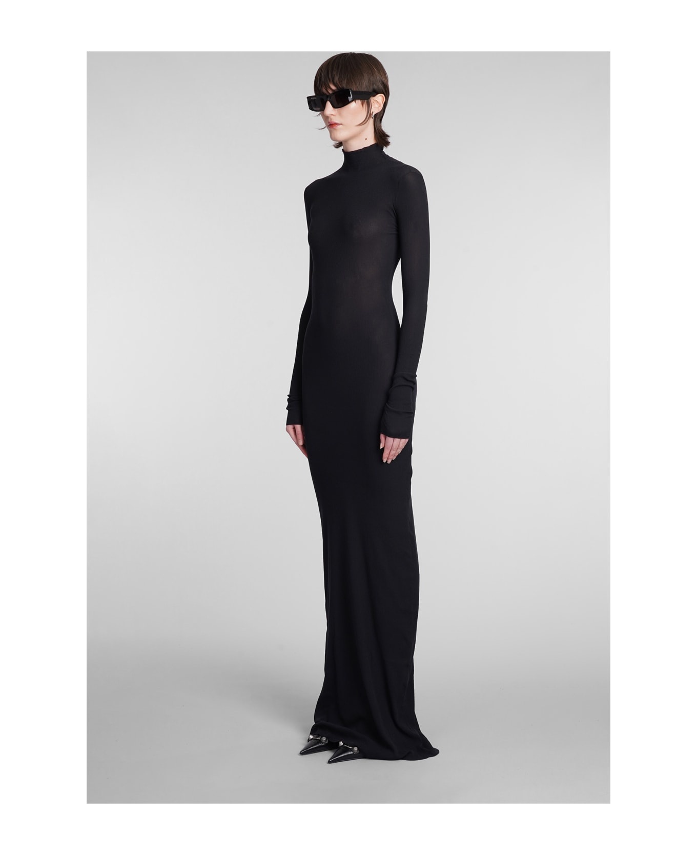 Dress In Black Polyamide - 4