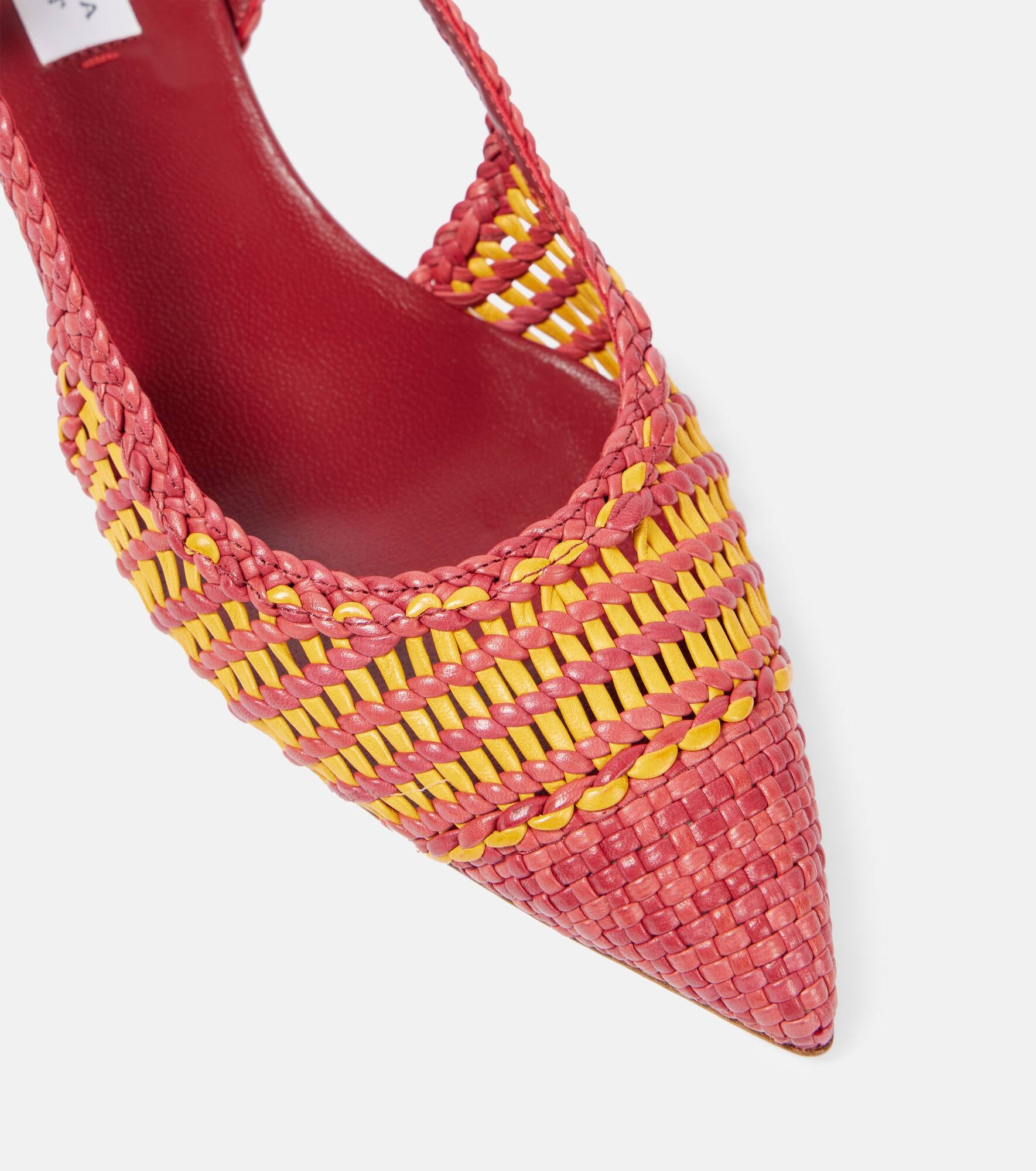 Perro leather slingback flats - 5