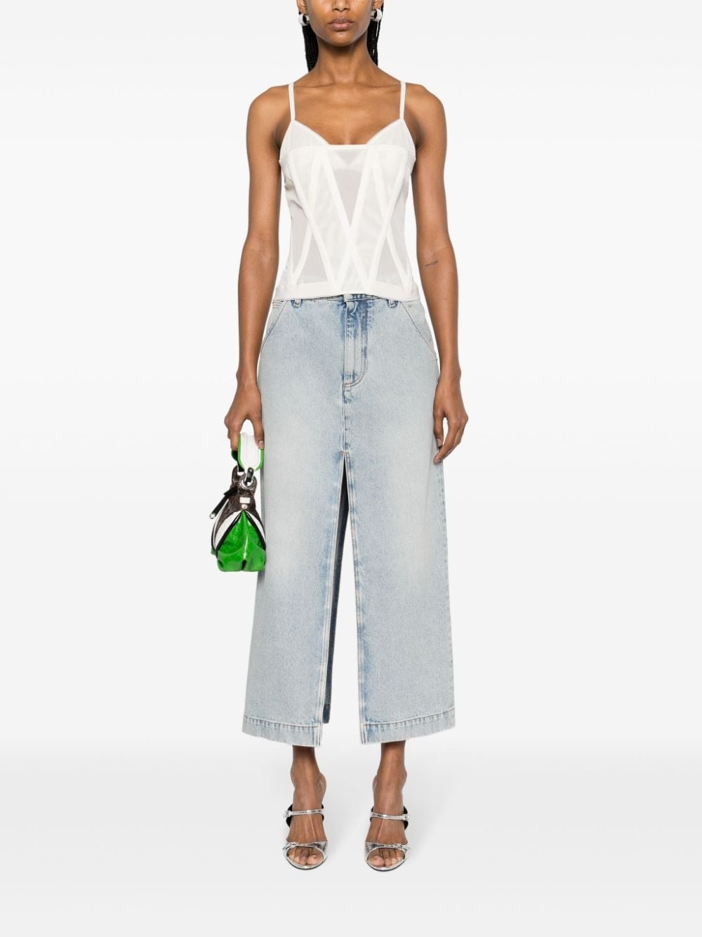 Erika denim midi skirt - 2