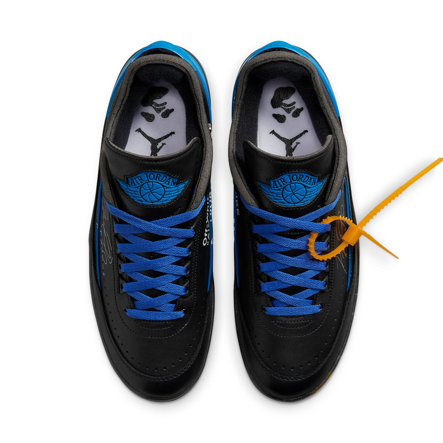 Off-White x Air Jordan 2 Retro Low SP 'Black Varsity Royal' DJ4375-004 - 4