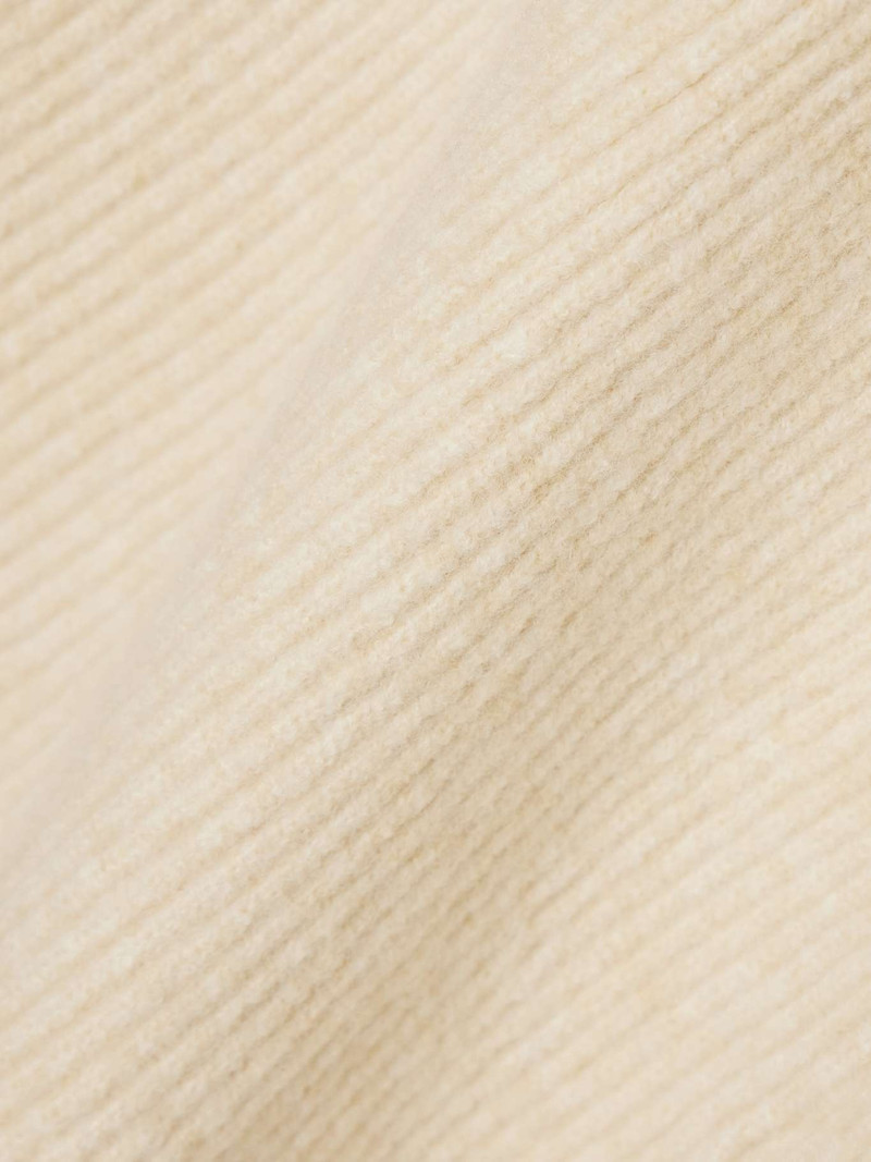 Cooke gathered asymmetric ribbed-knit turtleneck dress 4