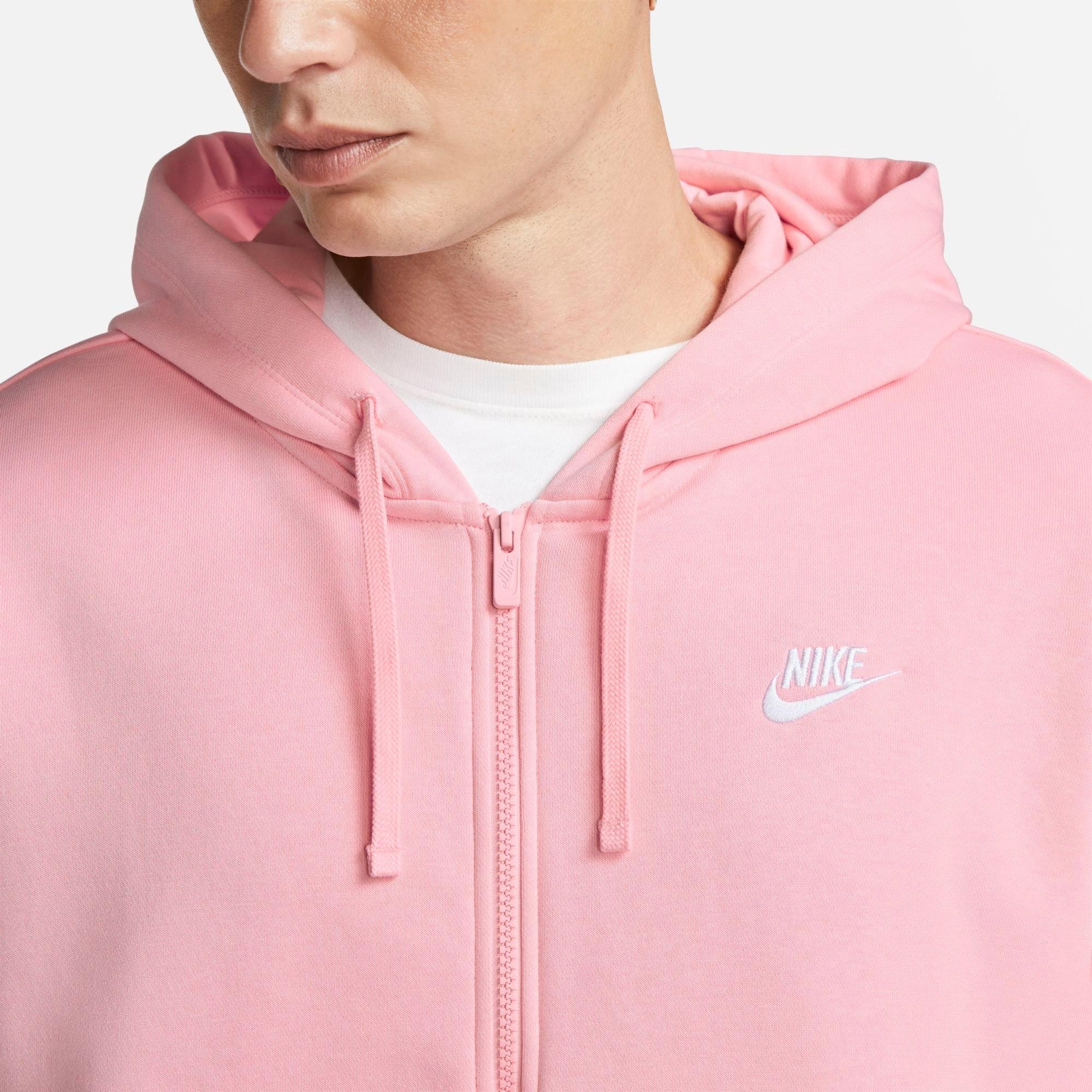 WOMEN'S NIKE SPORTSWEAR CLUB FLEECE FULL-ZIP HOODIE - 5