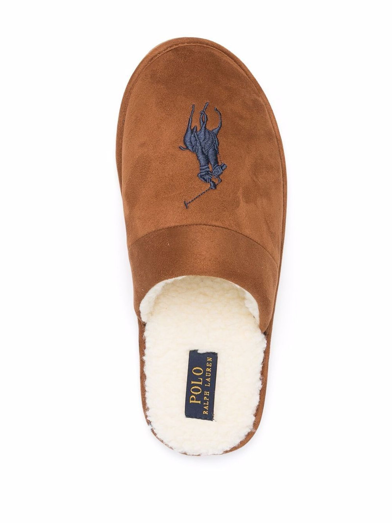 Polo Pony embroidered slippers 4