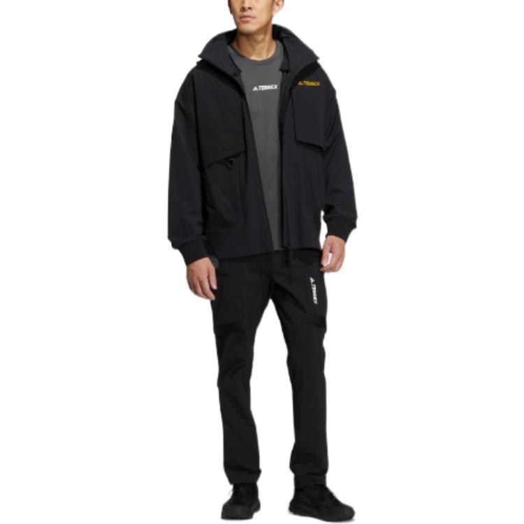 adidas Terrex Jackets 'Black' HN2027 - 4