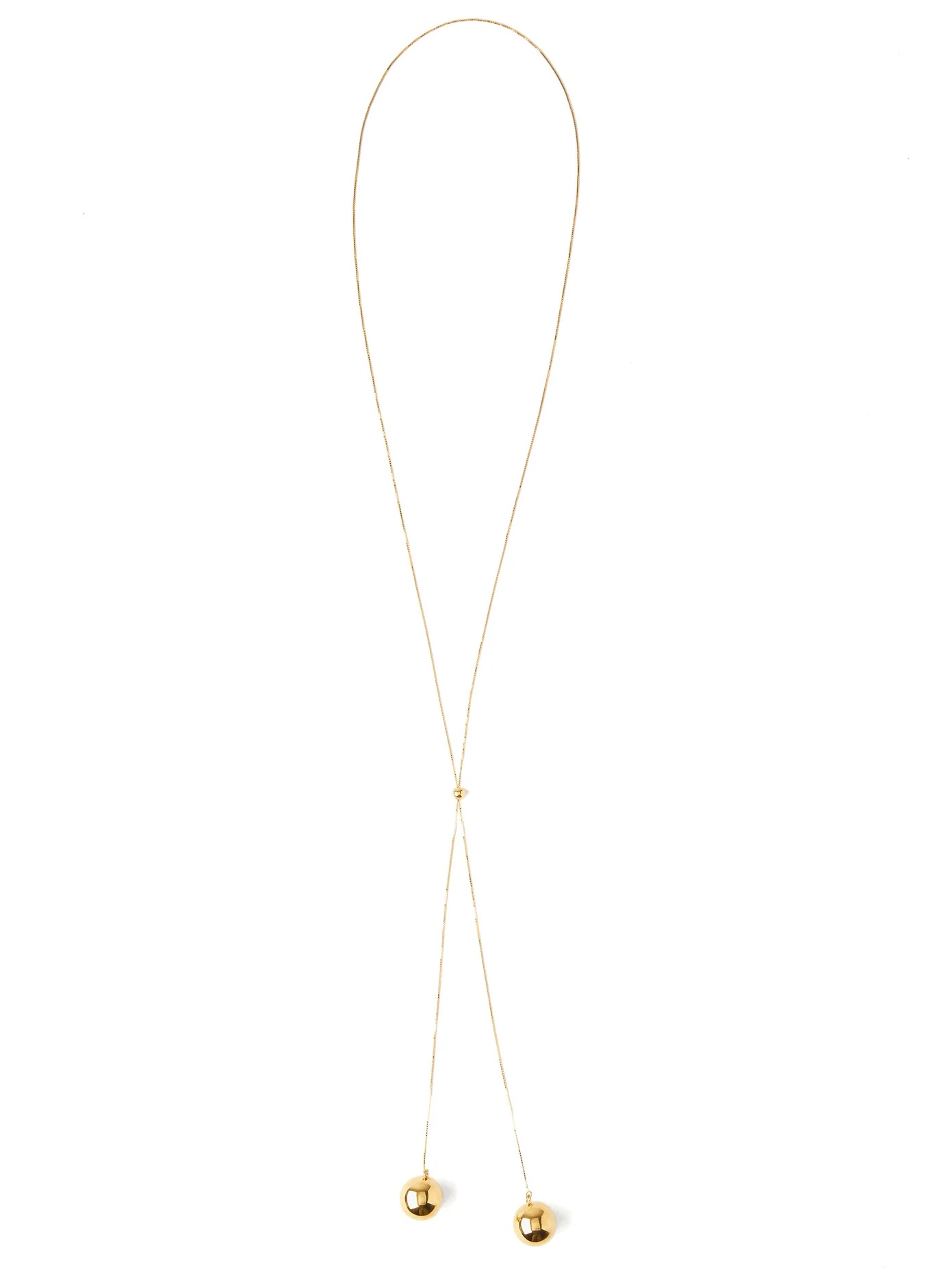 Sphere-pendant 18kt-gold necklace - 1