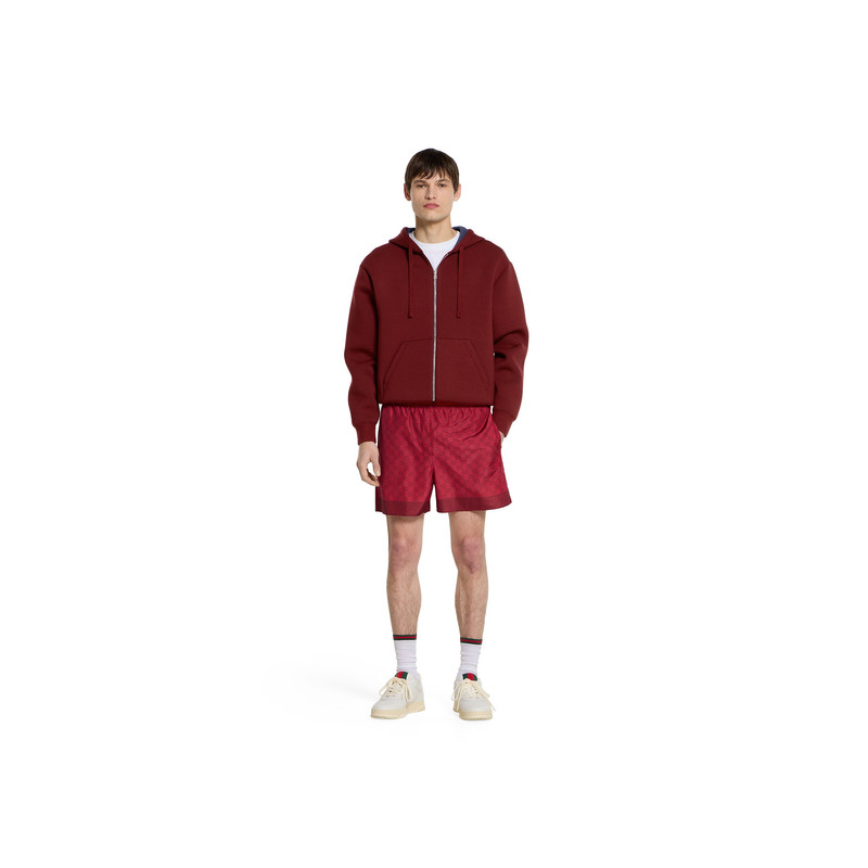 GUCCI Printed technical poplin swim shorts outlook