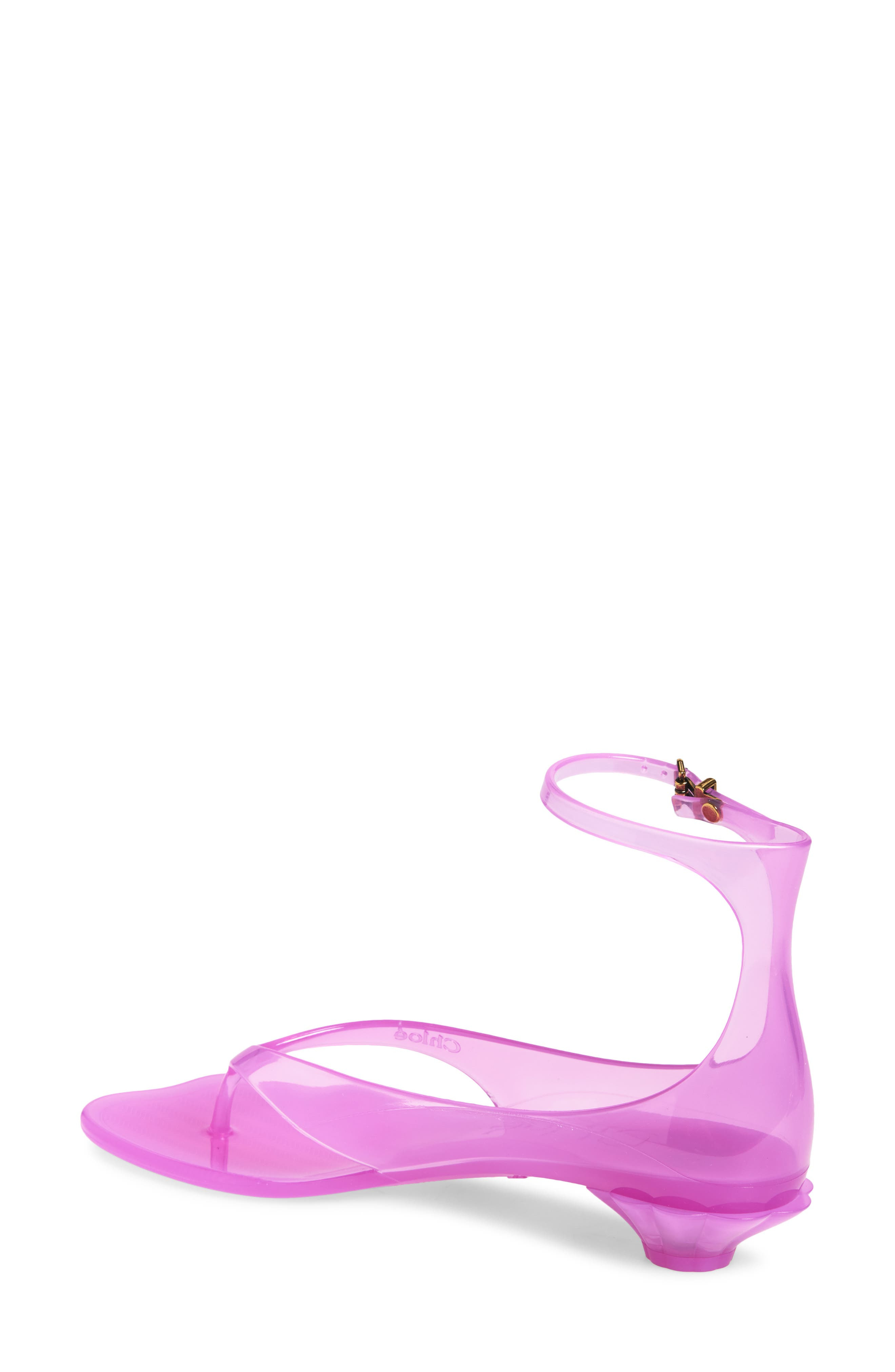 Chloé Jelly Ankle Strap Sandal in Pink Fizz at Nordstrom - 2